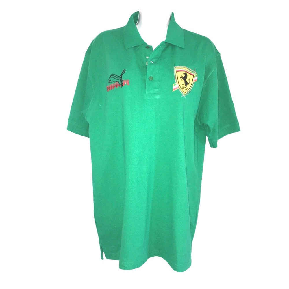 PUMA FERRARI MEN’S POLO SHIRT SIZE L NWT